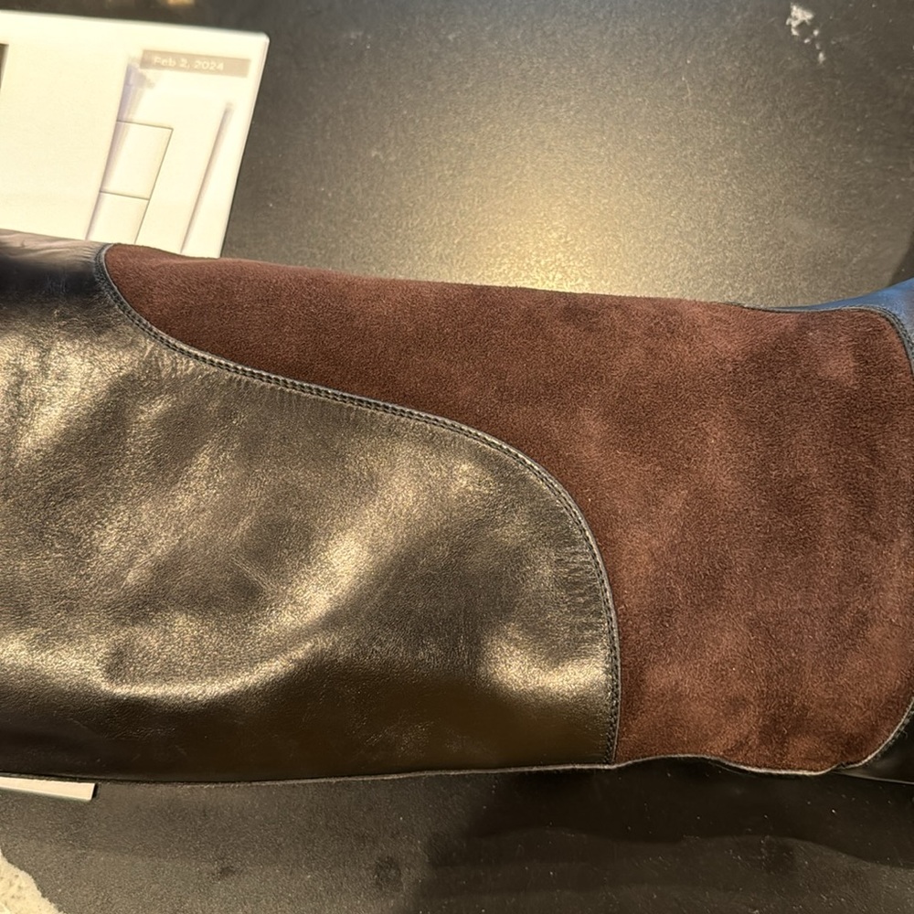 Gucci - Sz-9 Leather/Suede riding boots - Picture 9 of 12